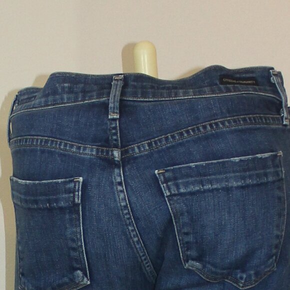 Citizens of Humanity low rise cropped blend cotton skinny jeans size 26 - Picture 5 of 9